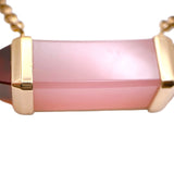 カルティエ Cartier レ ベルランゴ ドゥ カルティエ レッド×ピンク×ピンクゴールド 750PG/ピンクカルセドニー/ガーネット ジュエリー