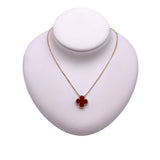 ヴァンクリーフ＆アーペル Van Cleef & Arpels ヴィンテージアルハンブラネックレス ゴールド Au750/カーネリアン カーネリアン ジュエリー