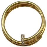 カルティエ Cartier ジュストアンクル ダイヤリング ゴールド Au750 ダイヤモンド ジュエリー