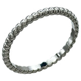 ヴァンクリーフ＆アーペル Van Cleef & Arpels ペルレ スモールリング ホワイトゴールド Au750 ジュエリー