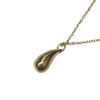 ティファニー TIFFANY＆CO ティアドロップネックレス イエローゴールド 750 ジュエリー