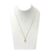 ティファニー TIFFANY＆CO ティアドロップネックレス イエローゴールド 750 ジュエリー