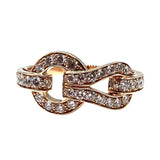 カルティエ Cartier アグラフダイヤモンドリング ピンクゴールド 750 ジュエリー