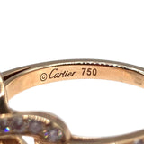 カルティエ Cartier アグラフダイヤモンドリング ピンクゴールド 750 ジュエリー