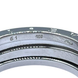 ブルガリ BVLGARI ビーゼロワンリング 2バンド ホワイトゴールド 750WG ジュエリー