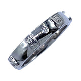 ハリーウィンストン HARRY WINSTON ロゴリング ホワイトゴールド 750WG ジュエリー