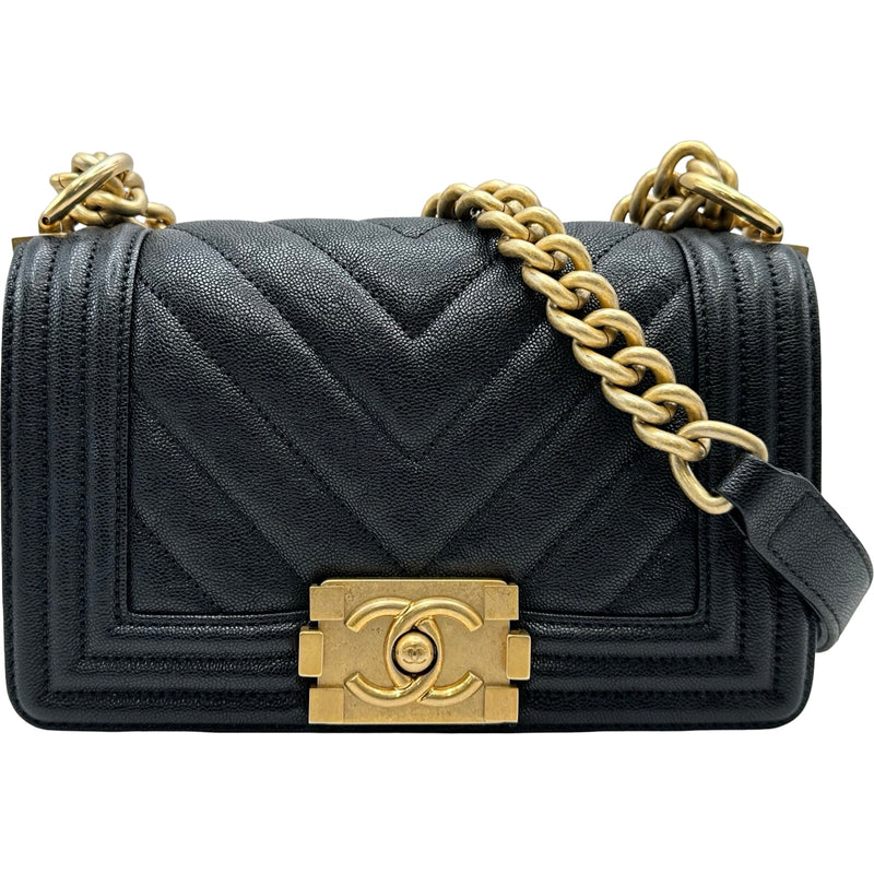 シャネル CHANEL ボーイシャネル20 A67085 26番台 ブラック ゴールド