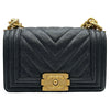 シャネル CHANEL ボーイシャネル20 A67085 26番台 ブラック ゴールド金具 キャビアスキン レディース ショルダーバッグ