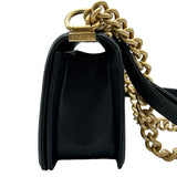 シャネル CHANEL ボーイシャネル20 A67085 26番台 ブラック ゴールド金具 キャビアスキン レディース ショルダーバッグ