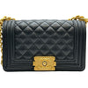 シャネル CHANEL ボーイシャネル20 A67085 28番台 ブラック ゴールド金具 キャビアスキン レディース ショルダーバッグ