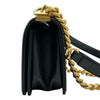 シャネル CHANEL ボーイシャネル20 A67085 28番台 ブラック ゴールド金具 キャビアスキン レディース ショルダーバッグ