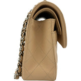 シャネル CHANEL マトラッセ23 A01113 30番台 ベージュ シルバー金具 ラムスキン レディース ショルダーバッグ