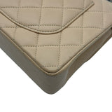 シャネル CHANEL マトラッセ23 A01113 30番台 ベージュ シルバー金具 ラムスキン レディース ショルダーバッグ