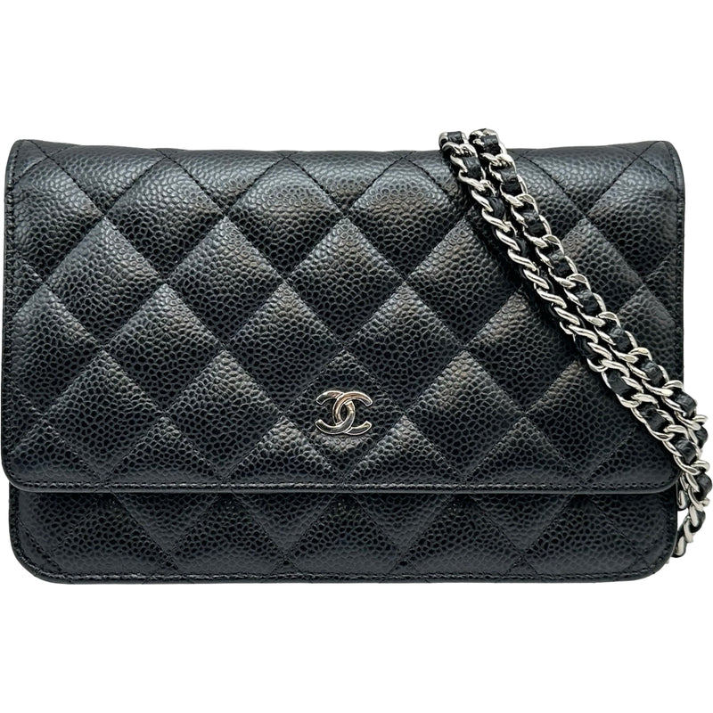 シャネル CHANEL マトラッセ チェーンウォレット A33814 25番台