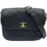 シャネル CHANEL マトラッセチェーンショルダー AS2447 31番台 ブラック ゴールド金具 キャビアスキン レディース ショルダーバッグ