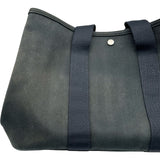 エルメス HERMES ヴァルパライソMM ブラック シルバー金具 トワル ユニセックス ハンドバッグ
