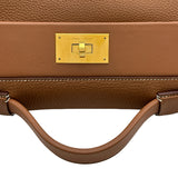 エルメス HERMES ヴァンキャトル24/24 Y刻印 ゴールド ゴールド金具 スイフト/トゴ レディース ハンドバッグ