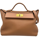 エルメス HERMES ヴァンキャトル24/24 Y刻印 ゴールド ゴールド金具 スイフト/トゴ レディース ハンドバッグ