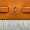 エルメス HERMES エールバッグMM ▢E刻印 アイボリー シルバー金具 トワル レディース ショルダーバッグ