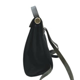 エルメス HERMES エールバッグアドPM □G刻印 ブラック シルバー金具 トワル レディース リュック・デイパック