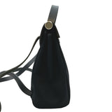 エルメス HERMES エールバッグアドPM □G刻印 ブラック シルバー金具 トワル レディース リュック・デイパック