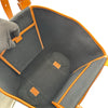 エルメス HERMES エトリヴィエールポケット27 U刻印 ネイビー シルバー金具 トワルハンター/スイフト レディース トートバッグ