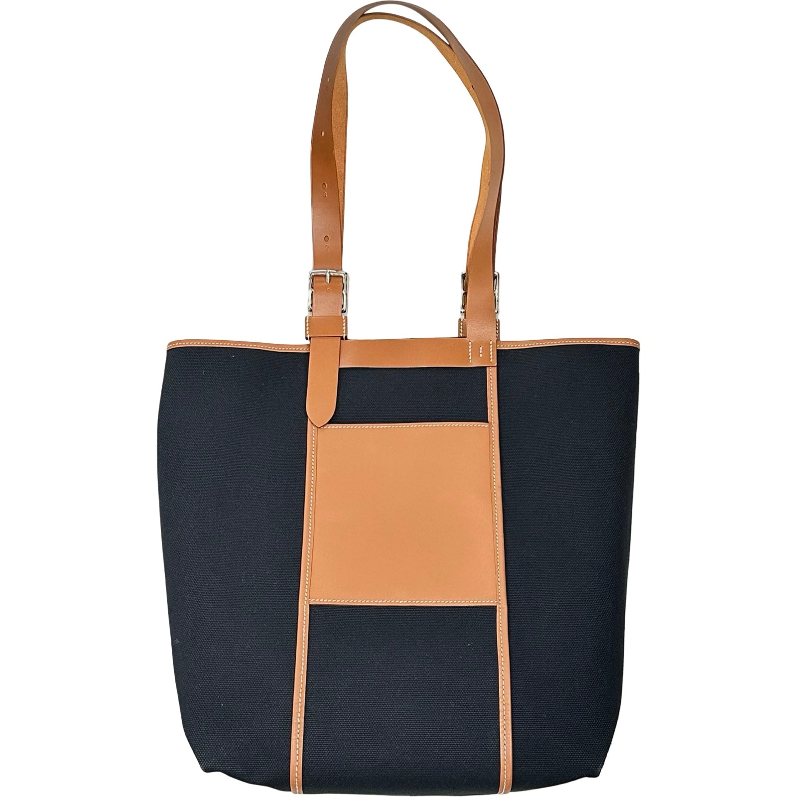 ★HERMES★ エルメス トートバッグ エルメス HERMES エトリヴィエールポケット27 U刻印 ネイビー シルバー