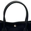 エルメス HERMES ガーデンパーティPM □G刻印 ブラック シルバー金具 トワル レディース トートバッグ