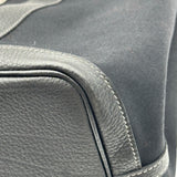 エルメス HERMES ガーデンパーティPM □G刻印 ブラック シルバー金具 トワル レディース トートバッグ