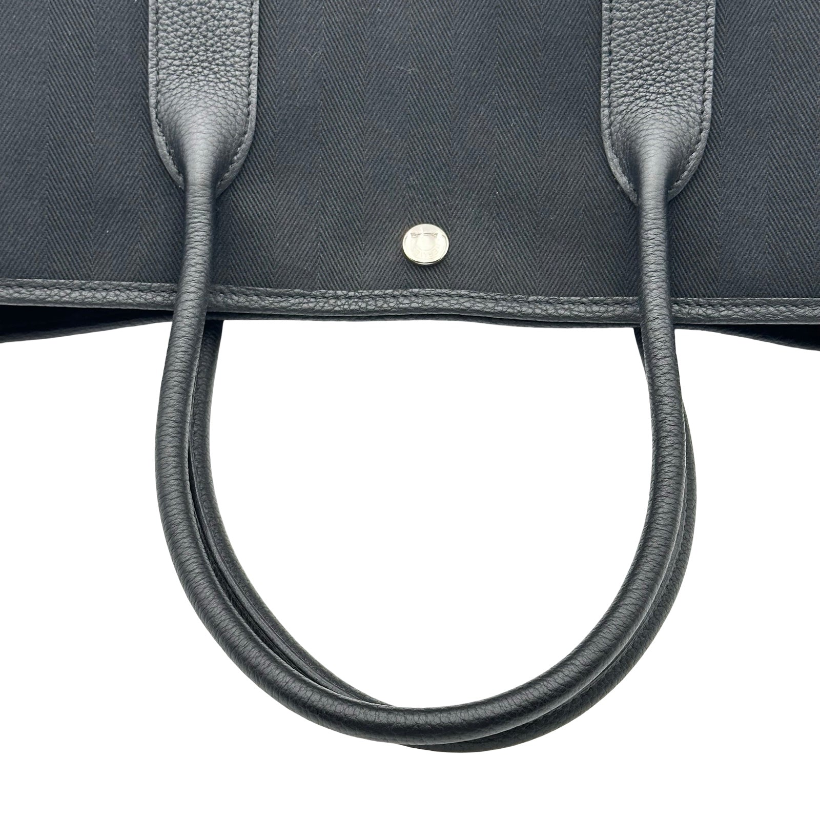 エルメス HERMES ガーデンパーティPM X刻印 ブラック シルバー金具