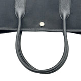 エルメス HERMES ガーデンパーティPM X刻印 ブラック シルバー金具 トワル レディース トートバッグ