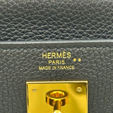 エルメス HERMES ケリー28 タッチ 内縫い Y刻印 ブラック ゴールド金具 トゴ/ニロティカス レディース ショルダーバッグ