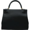 エルメス HERMES ケリー28 タッチ 内縫い Y刻印 ブラック ゴールド金具 トゴ/ニロティカス レディース ショルダーバッグ