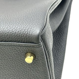 エルメス HERMES ケリー28 タッチ 内縫い Y刻印 ブラック ゴールド金具 トゴ/ニロティカス レディース ショルダーバッグ