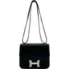エルメス HERMES コンスタンス3ミニ C刻印 ブラック シルバー金具 スイフト レディース ショルダーバッグ