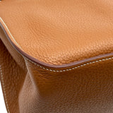 エルメス HERMES ジプシエール34 □M刻印 ゴールド シルバー金具 トリヨン レディース ショルダーバッグ