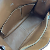 エルメス HERMES ジプシエール34 □M刻印 ゴールド シルバー金具 トリヨン レディース ショルダーバッグ