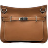 エルメス HERMES ジプシエール34 □M刻印 ゴールド シルバー金具 トリヨン レディース ショルダーバッグ
