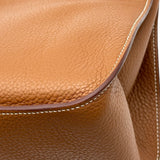 エルメス HERMES ジプシエール34 □M刻印 ゴールド シルバー金具 トリヨン レディース ショルダーバッグ