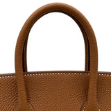 エルメス HERMES バーキン25 G刻印 ゴールド シルバー金具 トゴ レディース ハンドバッグ