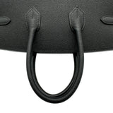 エルメス HERMES バーキン25 セリエ K刻印 ブラック シルバー金具 エプソン レディース ハンドバッグ