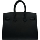 エルメス HERMES バーキン25 セリエ K刻印 ブラック シルバー金具 エプソン レディース ハンドバッグ
