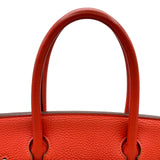 エルメス HERMES バーキン30 □Q刻印 カプシーヌ シルバー金具 トゴ レディース ハンドバッグ