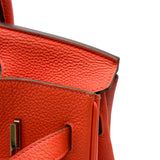 エルメス HERMES バーキン30 □Q刻印 カプシーヌ シルバー金具 トゴ レディース ハンドバッグ
