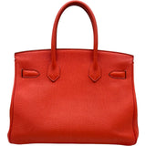 エルメス HERMES バーキン30 □Q刻印 カプシーヌ シルバー金具 トゴ レディース ハンドバッグ