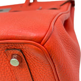 エルメス HERMES バーキン30 □Q刻印 カプシーヌ シルバー金具 トゴ レディース ハンドバッグ