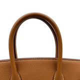 エルメス HERMES バーキン30 B刻印 ゴールド ゴールド金具 トゴ レディース ハンドバッグ