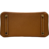 エルメス HERMES バーキン30 B刻印 ゴールド ゴールド金具 トゴ レディース ハンドバッグ