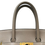 エルメス HERMES バーキン35 D刻印 グリアスファルト ゴールド金具 エバーカラー レディース ハンドバッグ