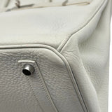 エルメス HERMES バーキン35 □M刻印 ホワイト トゴ レディース ハンドバッグ